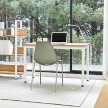 TS-04 1400x800 LPM 책상 일자형 데스크, 블랙프레임/차콜