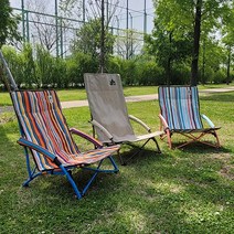 로고스 지오프리 캠핑의자 1+1 그라운드체어 로우 릴렉스 아웃도어 낚시 접이식 휴대용 피크닉, 폴딩플랫체어 1+1_베이지+카키