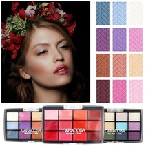 셰도우팔레트 눈밑하이라이터 발색좋은 가루날림없는 음영 무펄 섀도우 스모키 메이크업, E-1