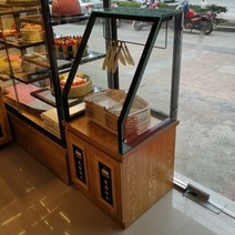 빵집게 걸이 스텐집게 카페 스탠드 진열대 마라탕, 양문형 60cm 폭 55cm 높이 130cm