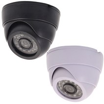 CCTV 3.6mm 렌즈 내장 1200TVL 24LED 야외 방수 보안 IR 야간 투시경 CCTV 카메라, 01 Black