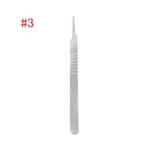 탄소강 외과 메스 블레이드 핸들 DIY 절단 도구 PCB 수리 동물 칼 드롭 쉬핑, 07 NO.3 of Handle