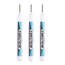 타이어펜 마커펜 긴티브 딥 홀 헤드 마킹 펜 3 1 개 30mm 욕실 장식 검정 방수 잉크 목재 작업용, 12 3pcs White 20mm