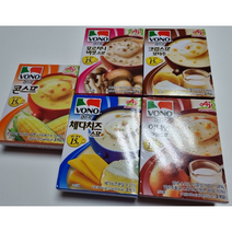 보노 스프 5종 세트, 8개, 57g