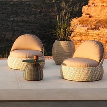 거실의자 라탄바스켓스툴 기타의자 왕골 미니 내추럴 벤치 a142, 원형 스툴(그린)