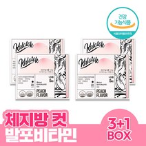 칼로비스 칼로톡 피치맛 3+1box (2개월분) 가르시니아 6중 기능성 발포비타민