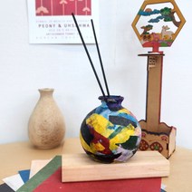 고려청자 한국 전통 만들기 달항아리 한지 공예 체험 DIY 키트, 한지세트