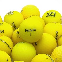 볼빅 무광 칼라볼 A-급 30개 로스트볼, 옐로우, 1개