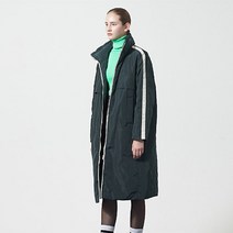 카이아크만 여성 숄더포인트 [8020]덕다운 롱패딩