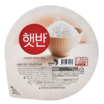 햇반 백미, 210g, 2개