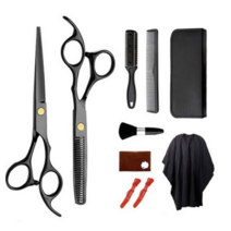 미용가위 10종 세트, 블랙, 1세트