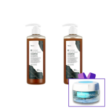 제주온 오가닉 클린 앤 리페어 갈색 샴푸 유기농 탈모 비건 천연 계면활성제 풋귤 로즈마리 녹차 스칼프 두피 각질 모근 머릿결 관리 검은콩 검정콩 400ml, 2개(할인+사은품)