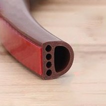 키밍 문틈 소음방지 고무패킹 6m 바람막이 풍지판 H2727, 브라운, 1개, C2306-D형 9x8mm
