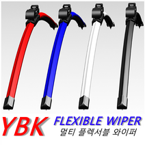 혼다 Pilot 올뉴 파일럿 650/600mm 16년~ 수입차 국산차 호환_ 레드 블루 화이트 블랙 YBK 멀티 와이퍼, 멀티 A4_ 측면 22mm