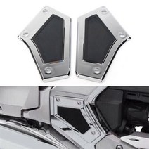 골드윙 4pcs abs 피벗 혼다 gl1800 2018 2019 2020 2021 18 19 20 21, 광택 크롬, 4개