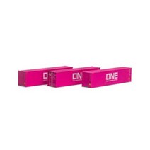 Athearn 27038 40피트 컨테이너 모형 3개 ONE