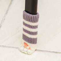 보냄 고양이 의자 발 커버 4P, 블랙