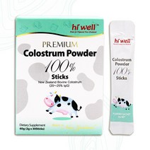 굿소일직구 hi-well 프리미엄 초유 100% 파우더 분말 30스틱, 청정 뉴질랜드 초유 100%, 1개