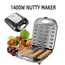호두과자 기계 가정용 업소용 홈베이킹1400W 홈 너트 기계 220V 전기 호두 케이크 메이커 자동 빵 베이킹, 01 미국