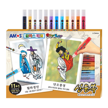 아모스 글라스데코 스티커 신윤복 마스터피스 명작 12색