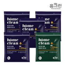 홈크린 원형물걸레청소포 (210mm) 일반형x4팩+찌든때용x1팩 휴스톰 스윙 호환 청소포, [210mm] 일반형x4팩+찌든때용x1팩