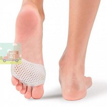 주_실리콘_실리콘_쿠션_앞발_앞발바닥_종자골_패드_족저근막염_지간신경종_패드_오픈토_앞꿈치_앞꿈치패드 1B22, 화이트