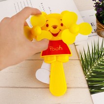 미니 만화 새끼 손 압력 팬 휴대용 소형 공기 냉각기 독창성 선물 수동 핸드 헬드 여름 키즈 어린이 완구, [03] Bear