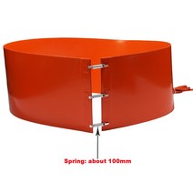 드럼히터 드럼통 실리콘 히팅자켓2000W 밴드 히터 담요 오일 바이오 디젤 허니 버터 금속 배럴 가스 탱크, 05 250x1200mm 1500w_01 220v