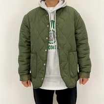 남자 오버핏 퀄팅자켓 남녀공용 빅사이즈 항아리 누빔 깔깔이 패딩 3XL까지