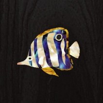 [인레이스티커] Butterflyfish #153 [Ukulele Headstock]