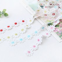 짱패브릭 데이지레이스-4color, 연노랑
