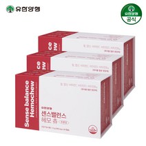 유한양행 센스 밸런스 여성 철분 멀티비타민 30포 3박스, 3개