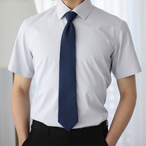 어셔츠 스탠다드 남자 반팔 정장 드레스 면 와이셔츠