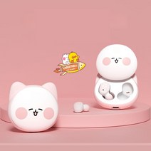 베이리인스 귀여운 블루투스5.1 이어폰 여성이어폰, 토끼모양1개