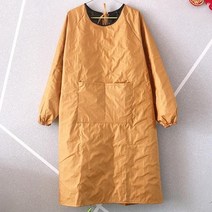 오버사이즈 여성 120kg 소매달림 유화 옷을 그리는 빅사이즈앞치마, T07-골드색 슈퍼픽사이즈 복합 방수 S64