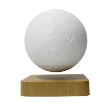 공중부양홀더 무지개조명 자기부상열차만들기 월램프 무중력 아이언맨자기부상회전피규어 자석커플링 자기부상펜 자기부상신발 과학교구 자기부상아이언맨피규어, 달 - 연한색 받침대