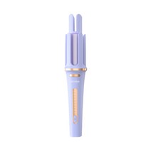 Windee 자동 봉고데기 32mm 웨이브 아이론 고데기 9단계 온도 조절 이온 헤어케어 220V, 퍼플