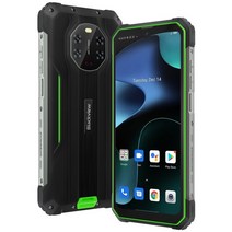 Blackview bv8800 ip68 방수 g96 90hz 스마트폰 8380mah +, 유럽 ​​연합을 위해, 초록