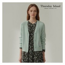 [써스데이아일랜드][Thursday Island] 여성 꽃자수 기본 가디건(T212MCD139W) 396163