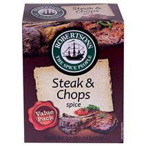 Robertsons Spice - Steak and Chops Refill box 160g, 1