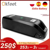 전기자전거 배터리 ebike 배터리 36v 48v 배터리 팩 18650 cell 배터리 polly 리튬 이온 배터리 bateria bicicleta electrica 36v, 튜브 48v13ah