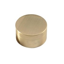 1PC 도구 상자 야외 충격 방지 밀봉 방수 안전 케이스 황동 도구 건조 상자 라운드 황동 보관 상자 방진 보석 상자, L