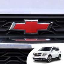 올란도 쉐보레 보타이 엠블렘 마스크 컬러 포인트 로고 카본 유광 무광 데칼 스티커, 엠블렘 포인트 데칼, 카본블랙