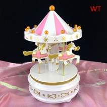 오르골제작 애니메이션 일본 대만 스노우볼 자장가 우드 인형 집 회전 트로이 장식품 뮤직 박스 베이킹 디, 04 WT