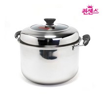 퀸센스 3중바닥 인덕션 스텐 뷰티곰솥 냄비, 36cm