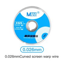 마술도구MaAnt-0.035 0.03 0.026MM 100M 합금강 몰리브덴 커팅 라인 곡선 스크린 분리 다이아몬드 와이어, 02 0.026