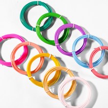 솔츠 3D 프린터 3D펜 필라멘트 PLA 1.75mm 10M 12색, PLA 10M 스카이블루