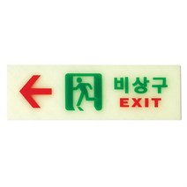 축광 좌 비상구 피난안내도 안전보건표지 지시표시