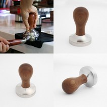 바리스타 우드 스텐 탬퍼 58MM 템핑 원두템퍼 카페템퍼