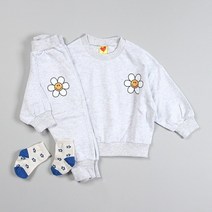 S/S 콩베베 유아동 주니어 파스텔컬러 꽃상하복 봄데일리 조거바지세트HB01
